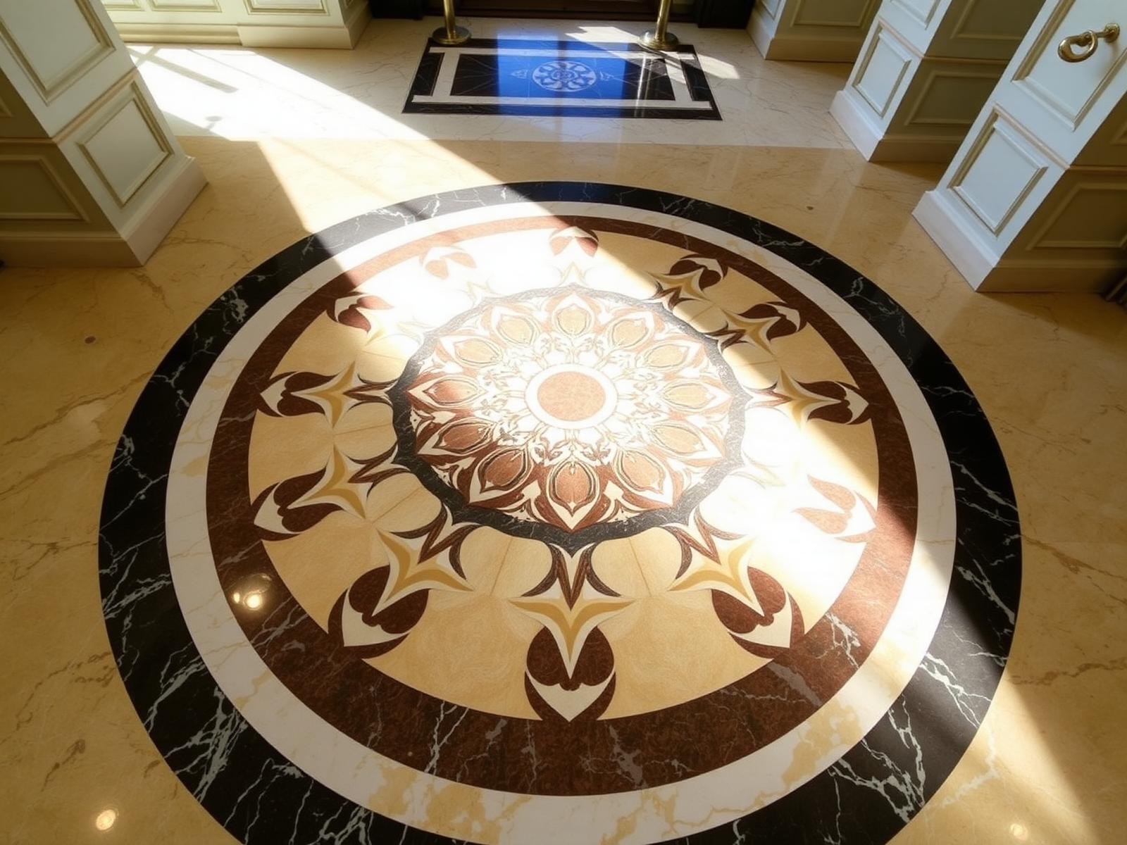 Waterjet Medallion — Application