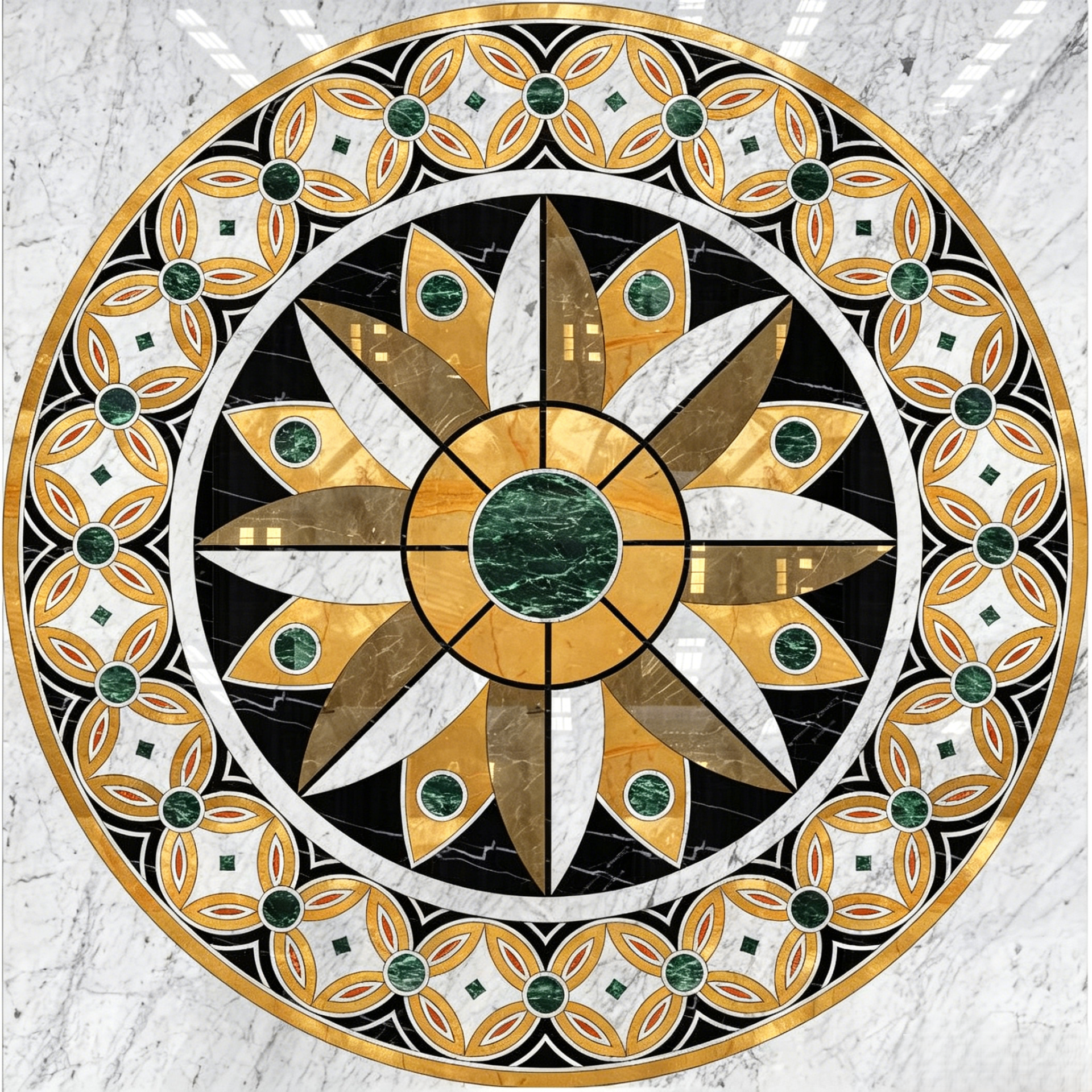 Waterjet Medallion — Waterjet Slot 2