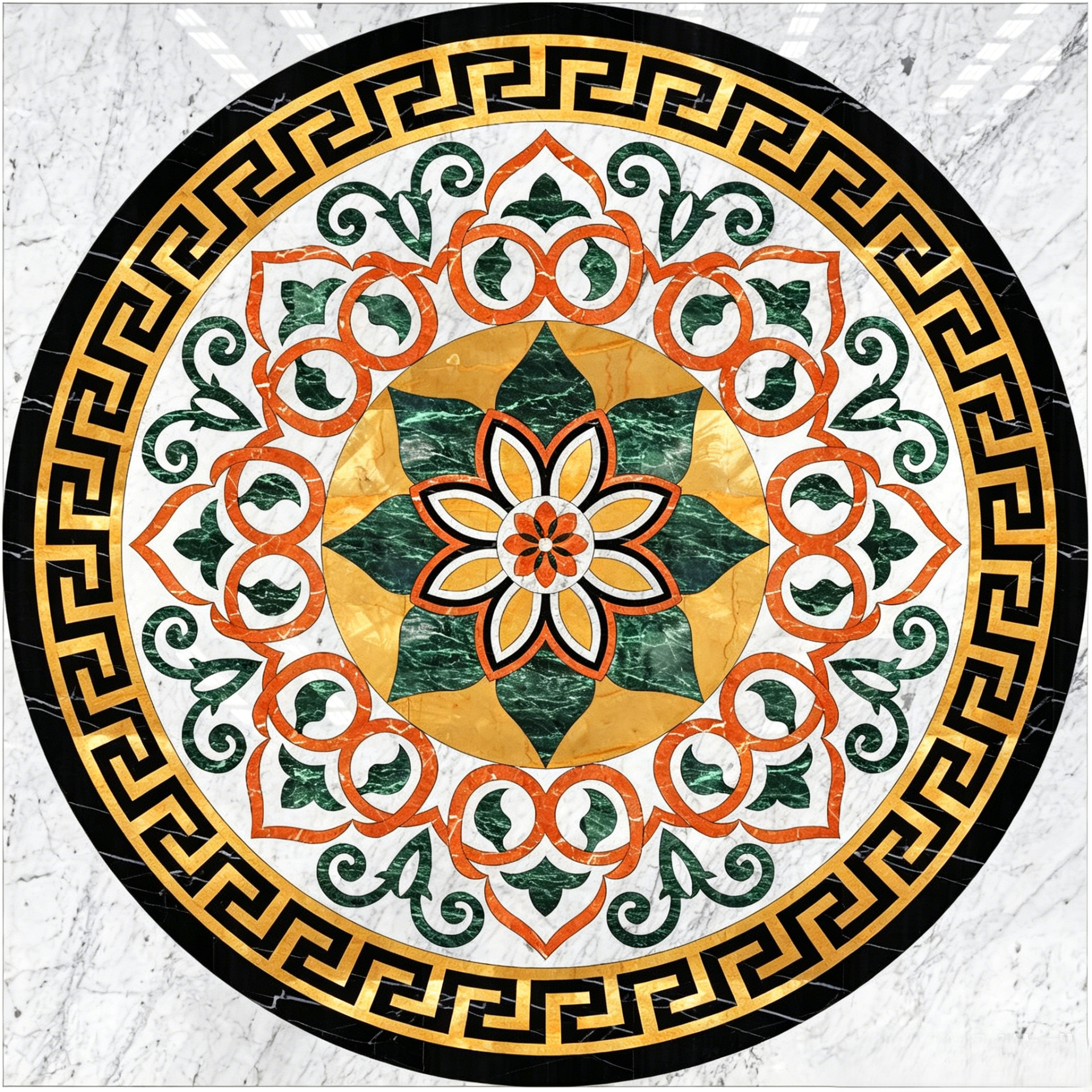 Waterjet Medallion — Waterjet Slot 3