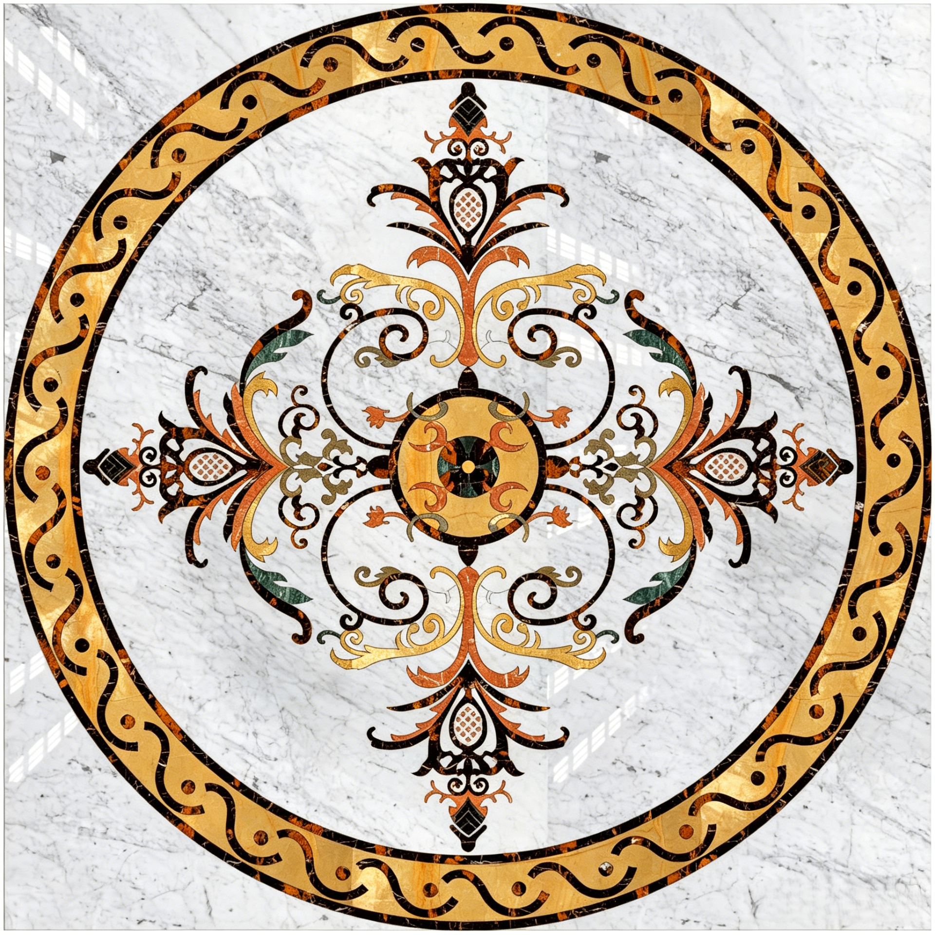 Waterjet Medallion — Waterjet Slot 7