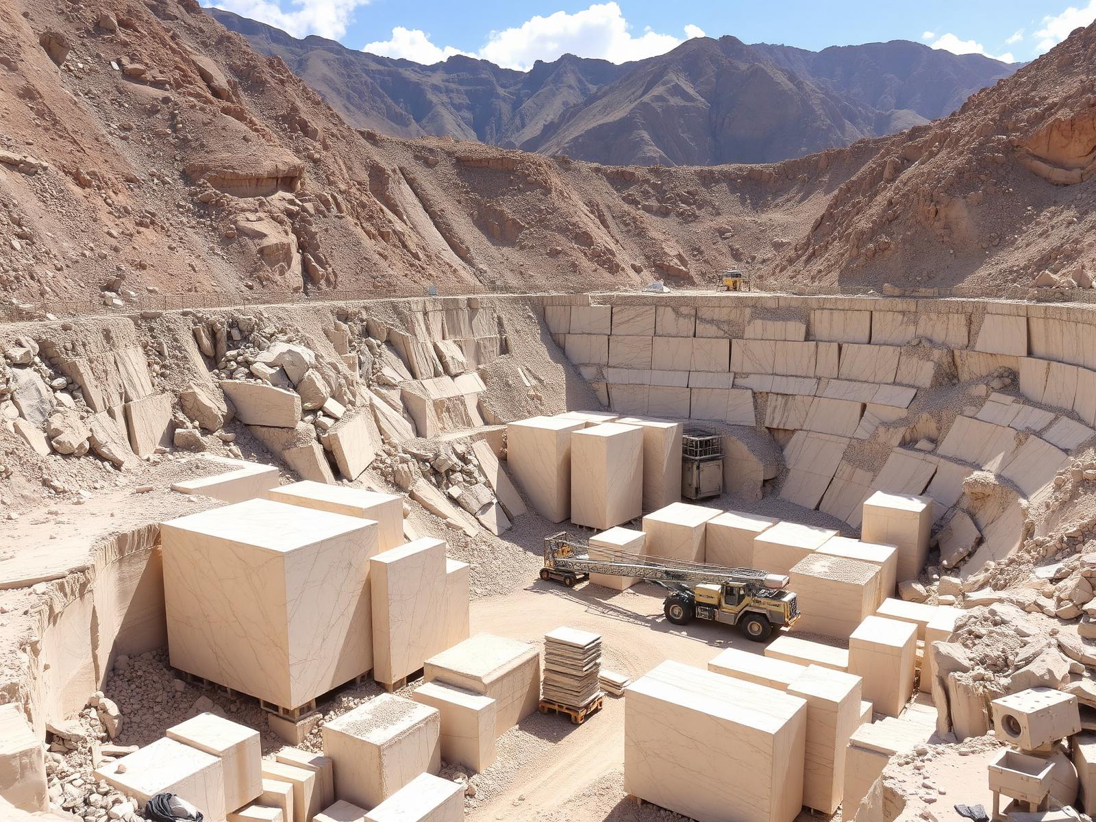 Marble quarry